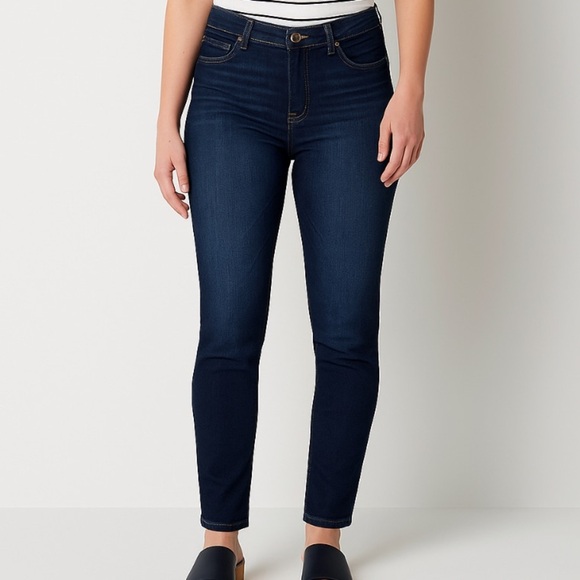 LOF Blue Skinny Jeans Sleek Fit size 4 - Picture 1 of 8